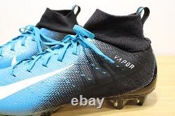 Chaussures de football à crampons Nike Vapor Untouchable Pro pour hommes, taille 16, A03021-007 Bleu.