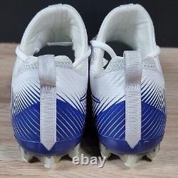 Chaussures de football à crampons Nike Vapor Untouchable Pro taille 13 blanc bleu pour hommes 839924-409