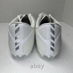 Chaussures de football à crampons Nike Vapor Untouchable Speed 3 TD blanches 917166-100 pour hommes, taille 16.