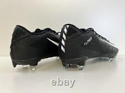 Chaussures de football noires Nike Vapor Untouchable Speed 3 pour hommes, pointure 10, AO3035-010.