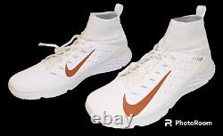 Chaussures de football rares UT LONGHORNS Nike Turf Cleats Team Issue Vapor Untouchable 2 pour hommes, taille 14