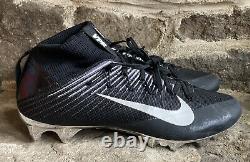 Crampons de football Nike Vapor Untouchable 2 TB noirs 835831-010 taille 12.5 pour hommes, neufs