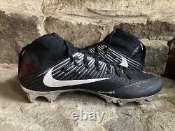 Crampons de football Nike Vapor Untouchable 2 TB noirs 835831-010 taille 12.5 pour hommes, neufs