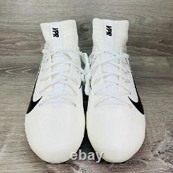 Crampons de football Nike Vapor Untouchable 2 pour hommes taille 13,5 blanc noir 924113-101