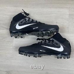 Crampons de football Nike Vapor Untouchable 2 pour hommes taille 13 noir 924113-001