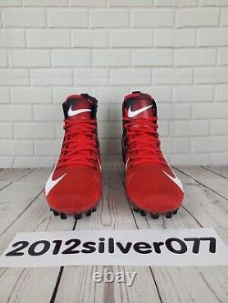 Crampons de football Nike Vapor Untouchable 3 Elite 'Bred' pour hommes, taille 14 (AO3006-060)