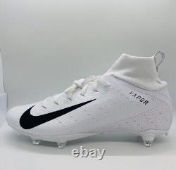 Crampons de football Nike Vapor Untouchable Pro 3 Blanc pour hommes, taille 15, NEUF sans boîte AO3022-100