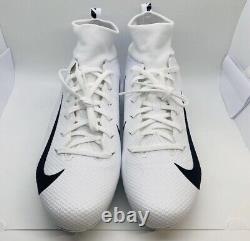 Crampons de football Nike Vapor Untouchable Pro 3 Blanc pour hommes, taille 15, NEUF sans boîte AO3022-100