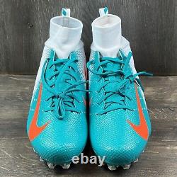 Crampons de football Nike Vapor Untouchable Pro 3 Dolphins pour hommes taille 13 bleu AO3021-103