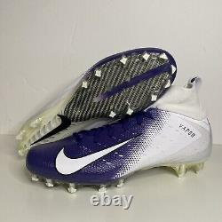 Crampons de football Nike Vapor Untouchable Pro 3 Purple White pour hommes, tailles AO3021-155