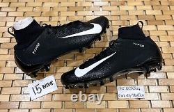 Crampons de football Nike Vapor Untouchable Pro 3 noirs AQ8786-010 taille 15 pour hommes LARGES