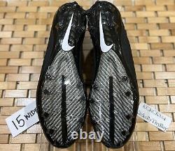 Crampons de football Nike Vapor Untouchable Pro 3 noirs AQ8786-010 taille 15 pour hommes LARGES