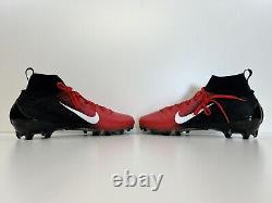 Crampons de football Nike Vapor Untouchable Pro 3 noirs/rouges pour hommes 12.5 AO3021-060