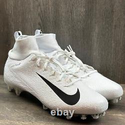 Crampons de football Nike Vapor Untouchable Pro 3 pour hommes, taille 12 large, blanc AQ8786-101