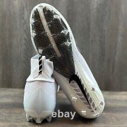 Crampons de football Nike Vapor Untouchable Pro 3 pour hommes, taille 12 large, blanc AQ8786-101
