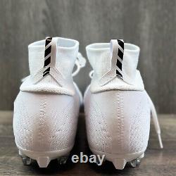 Crampons de football Nike Vapor Untouchable Pro 3 pour hommes taille 13.5 blanc AO3022-100