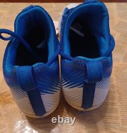 Crampons de football Nike Vapor Untouchable Pro CF Bleu Blanc pour hommes, pointure 11,5, 922898-141