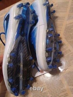 Crampons de football Nike Vapor Untouchable Pro CF Bleu Blanc pour hommes, pointure 11,5, 922898-141
