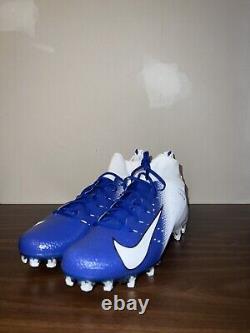 Crampons de football Nike Vapor Untouchable Pro TD 3 pour hommes taille 12, bleu rare AO3021-146