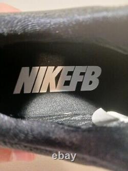 Crampons de football Nike Vapor Untouchable Pro Triple Black 833385-010 pour hommes, taille 9
