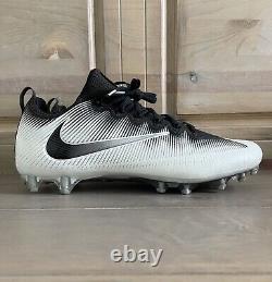 Crampons de football Nike Vapor Untouchable Pro pour homme, taille 15, noir blanc argent