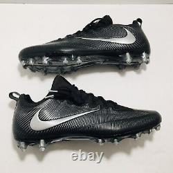 Crampons de football Nike Vapor Untouchable Pro pour hommes, taille 16, noir argenté 833385-002.