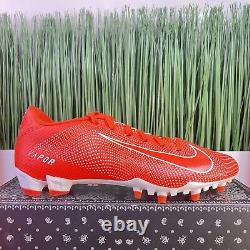 Crampons de football Nike Vapor Untouchable Speed 3TD orange pour hommes, taille 9,5