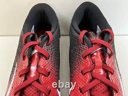Crampons de football Nike Vapor Untouchable Speed 3 TD pour hommes, rouge, taille 12,5 AO3034-009.