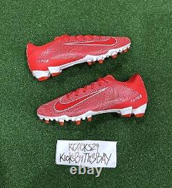Crampons de football Nike Vapor Untouchable Speed 3 TD rouge 917166 600 taille 10.5 pour hommes