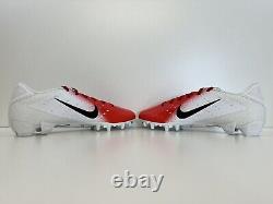 Crampons de football Nike Vapor Untouchable Speed 3 blancs rouges taille 13 AO3034-108