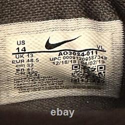Crampons de football Nike Vapor Untouchable Speed 3 pour hommes, taille 14, noir AO3034-011