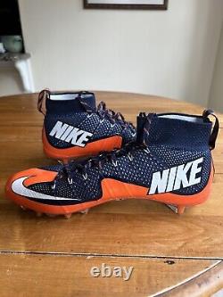 Crampons de football Nike Vapor Untouchable Td taille 14 bleu marine orange 707455-406