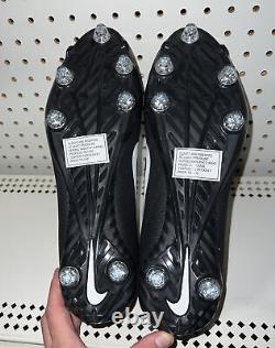 Crampons de football amovibles Nike Vapor Untouchable Speed 3 TD pour hommes, taille 14, noir