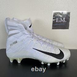 Crampons de football blancs Nike Vapor Untouchable 3 Elite AO3006-100 Taille 10 pour hommes