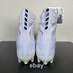 Crampons de football blancs Nike Vapor Untouchable 3 Elite AO3006-100 Taille 10 pour hommes