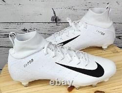 Crampons de football blancs Nike Vapor Untouchable Pro 3 AO3022-100 Taille 13.5 pour hommes