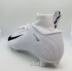 Crampons de football blancs Nike Vapor Untouchable Pro 3 pour hommes taille 15 NWOB AO3022-100