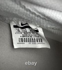 Crampons de football blancs Nike Vapor Untouchable Pro 3 pour hommes taille 15 NWOB AO3022-100