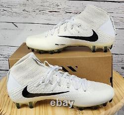 Crampons de football blancs / noirs Nike Vapor Untouchable 2 CF 924113-101 taille 13