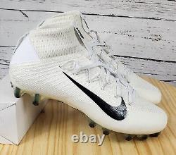 Crampons de football blancs / noirs Nike Vapor Untouchable 2 CF 924113-101 taille 13