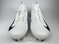 Crampons de football pour hommes Nike Vapor Untouchable Pro 3 Blanc Noir AQ8786-101 Taille 15