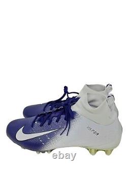 Nike Chaussures de football à crampons Vapor Untouchable Pro A03021-155 lacets violets pour hommes, taille US 16.