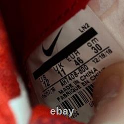 Nike Vapor Intouchable 3 Elite Pointure 12 Chaussures de Crampons de Football Rouges AH7408-600