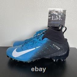 Nike Vapor Intouchable Pro 3 Crampons de football pour hommes taille 9 bleu noir AO3021-007