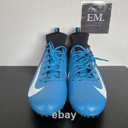 Nike Vapor Intouchable Pro 3 Crampons de football pour hommes taille 9 bleu noir AO3021-007