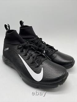 Nike Vapor Intouchable Speed Turf 2 Noir Blanc Ao8744-010 Taille de Football 10