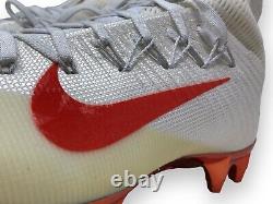 Nike Vapor Untouchable 2 TB Blanc/Orange Crampons de football pour hommes Taille 10 835831 101