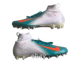 Nike Vapor Untouchable Pro 3 Chaussures de football à crampons Miami Blanc Vert Hommes 16 AO3021103