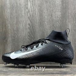 Nike Vapor Untouchable Pro 3 D Crampons de football en noir et blanc, taille 13, Ao3022-010.