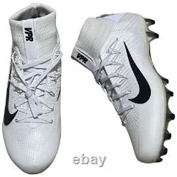 Nouvelles chaussures de football Nike Vapor Untouchable 2 CF blanc/noir 924113-101 taille 11